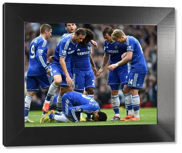 Chelsea's Mohamed Salah: First Goal Celebration vs. Stoke City (5th April 2014)