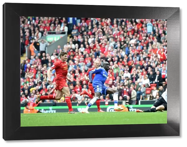 Demba Ba Scores First Goal for Chelsea: A Historic Moment at Anfield (April 27, 2014)