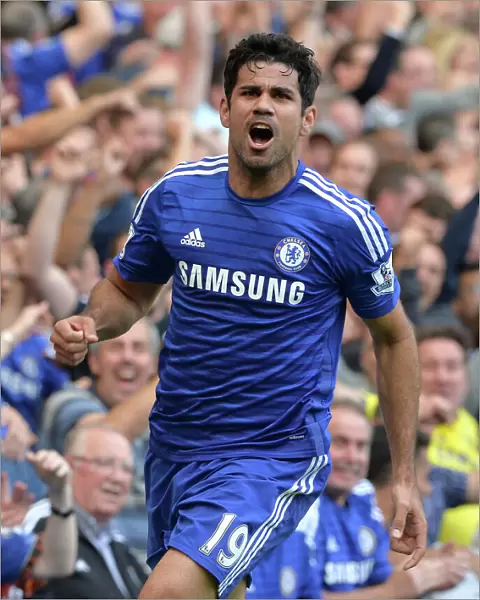 Diego Costa's Thrilling Debut Goal: Chelsea vs. Leicester City, Premier League (August 23, 2014)