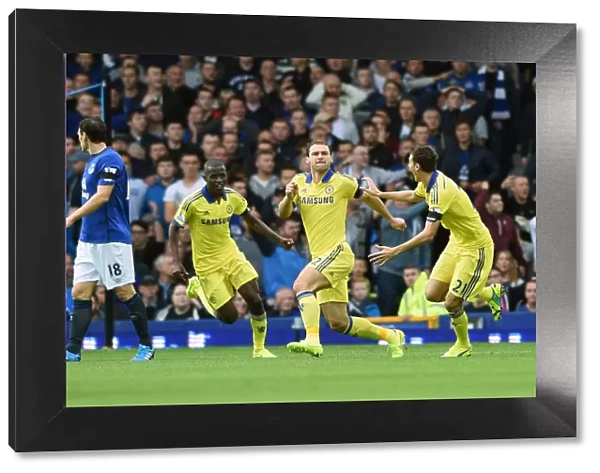 Ivanovic Scores Chelsea's Second Goal: Everton 30-8-2014 (Barclays Premier League, Goodison Park)
