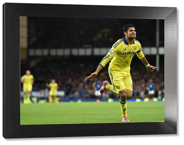 Diego Costa's Six-Goal Blitz: Historic Victory for Chelsea at Goodison Park (Everton vs Chelsea, Barclays Premier League, 30th August 2014)
