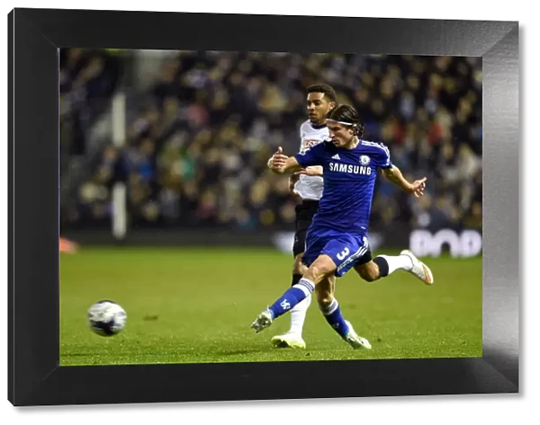 Felipe Luis Scores Chelsea's Second Goal in Capital One Cup Quarterfinal vs. Derby County (December 16, 2014)