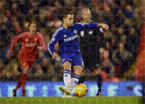 Eden Hazard Scores Penalty: Chelsea Takes the Lead in Tense Liverpool vs. Chelsea Capital One Cup Semi-Final (1st Leg, Anfield)