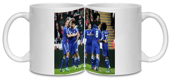 Chelsea's Thrilling Victory: Diego Costa Scores First Goal Against Swansea City (January 17, 2015)