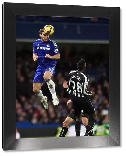 Branislav Ivanovic Wins Aerial Battle: Chelsea's Dominance Against Newcastle United (10th January 2015)