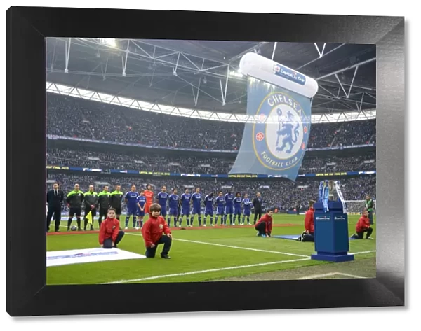 Chelsea vs. Tottenham Hotspur - Capital One Cup Final: Chelsea Players Prepare at Wembley Stadium (March 1, 2015)