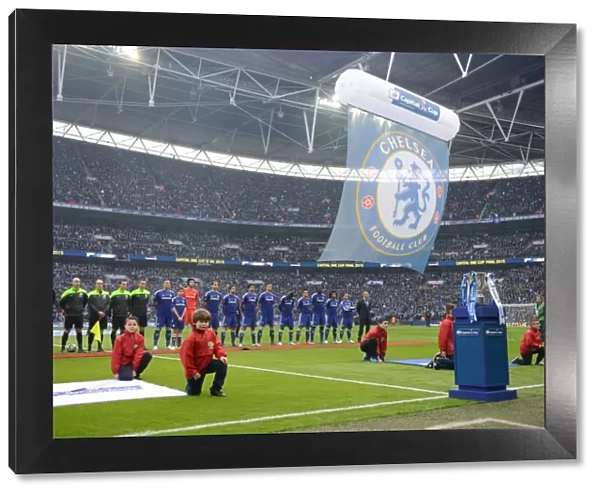 Chelsea vs. Tottenham Hotspur - Capital One Cup Final: Chelsea Players Prepare at Wembley Stadium (March 1, 2015)