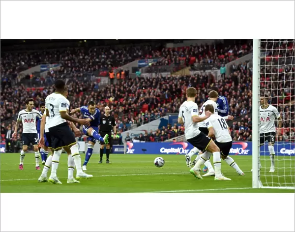 John Terry Scores the First Goal: Chelsea's Victory at the Capital One Cup Final vs. Tottenham Hotspur (March 1, 2015) - Wembley Stadium