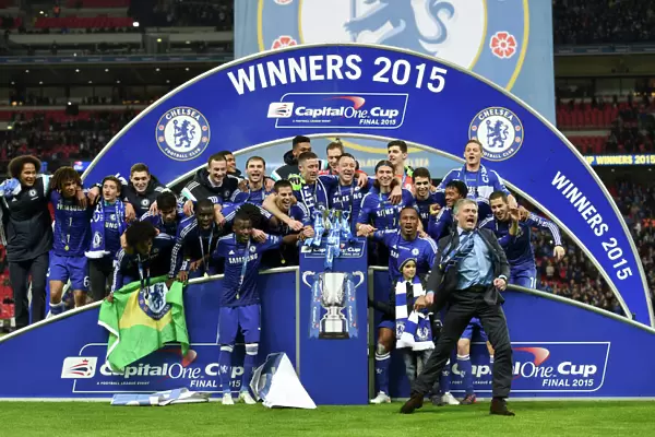 Jose Mourinho's Triumph: Chelsea's Carling Cup Victory over Tottenham at Wembley Stadium
