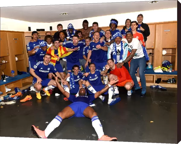 Chelsea Football Club: Title Triumph in the Stamford Bridge Dressing Room (May 3, 2015)