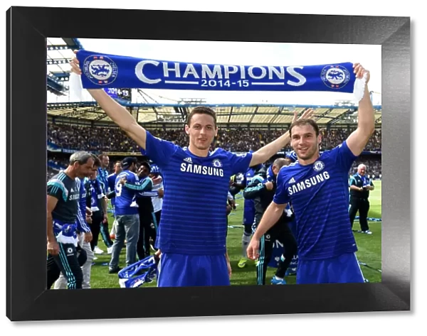 Chelsea Football Club: Nemanja Matic and Branislav Ivanovic's Title-Winning Celebration at Stamford Bridge (May 3, 2015)