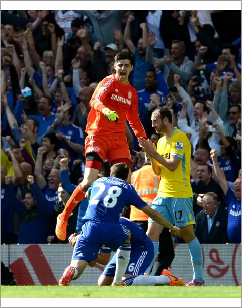 Chelsea Champions: Thibaut Courtois, Cesar Azpilicueta, and John Terry's Triumphant Title Win Moment (3rd May 2015)
