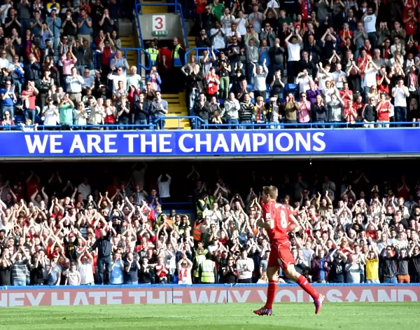 Steven Gerrard's Emotional Farewell: A Standing Ovation at Stamford Bridge - Chelsea vs. Liverpool (Premier League 2014-2015)