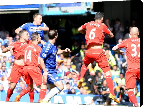 John Terry Scores the First Goal: Chelsea vs. Liverpool (2014-2015, Premier League)