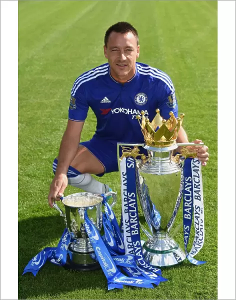 Chelsea FC: 2015-16 Team Photocall - John Terry at Cobham Training Ground