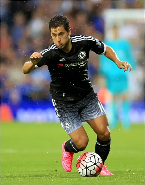 Eden Hazard in Action: Chelsea vs. West Bromwich Albion, Premier League 2015-16 - The Hawthorns