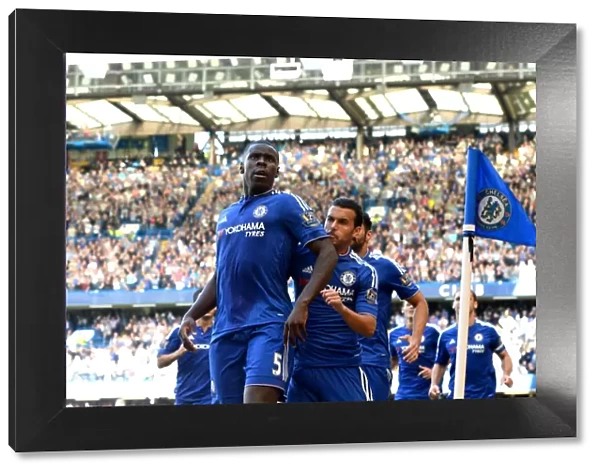 Zouma Strikes First: Chelsea vs. Arsenal, 2015 Barclays Premier League - Kurt Zouma's Debut Goal at Stamford Bridge