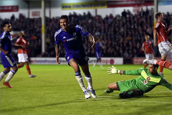 Chelsea's Kenedy: Third Goal Ecstasy in Capital One Cup Victory over Walsall (September 2015)