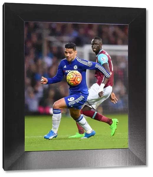 Radamel Falcao in Action: Chelsea vs. West Ham United, October 2015