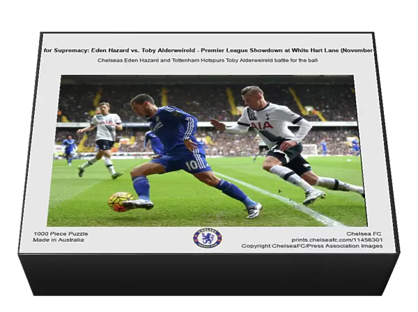 Battle for Supremacy: Eden Hazard vs. Toby Alderweireld - Premier League Showdown at White Hart Lane (November 2015)