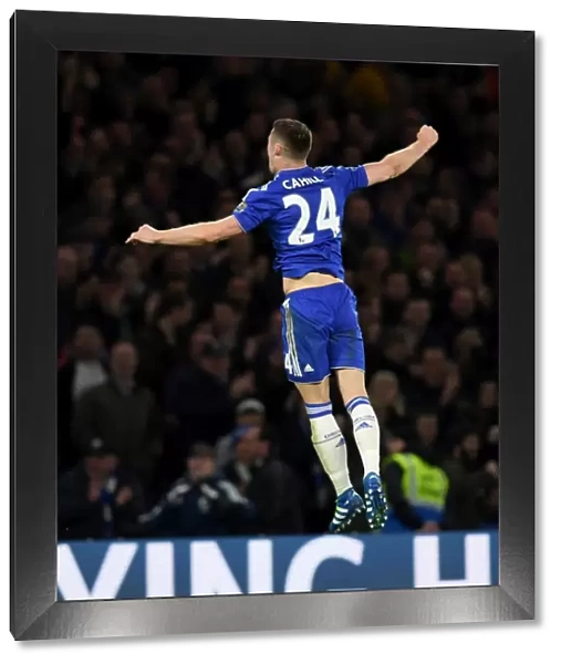 Gary Cahill Strikes First: Chelsea vs. Tottenham (2015-16), Barclays Premier League - Stamford Bridge