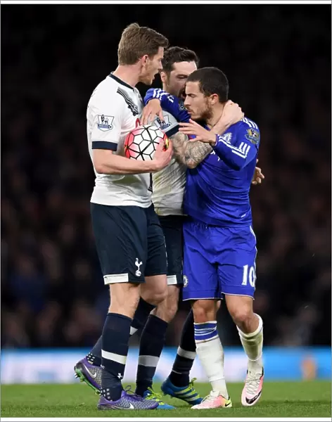 Clash at Stamford Bridge: Vertonghen, Mason vs. Hazard (2015-16) - Premier League Rivalry Erupts