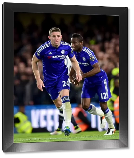 Cahill and Mikel: Unforgettable Celebration as Chelsea Scores First Goal Against Tottenham (2015-16)