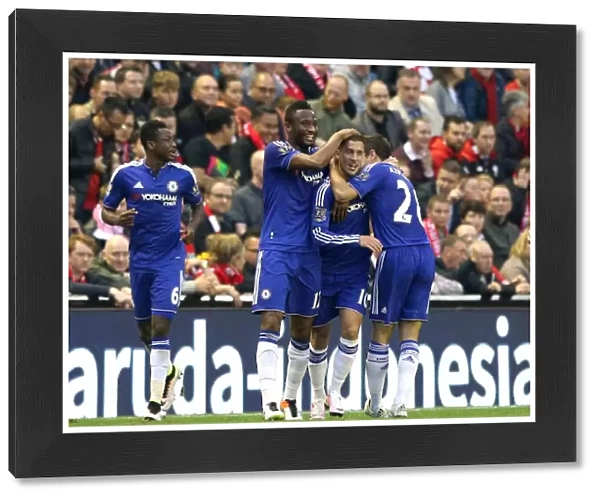 Eden Hazard Scores First Goal: Chelsea at Anfield (2015-16)