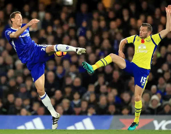 Intense Rivalry: Matic vs. Cleverley - Chelsea vs. Everton: A Battle for Supremacy at Stamford Bridge
