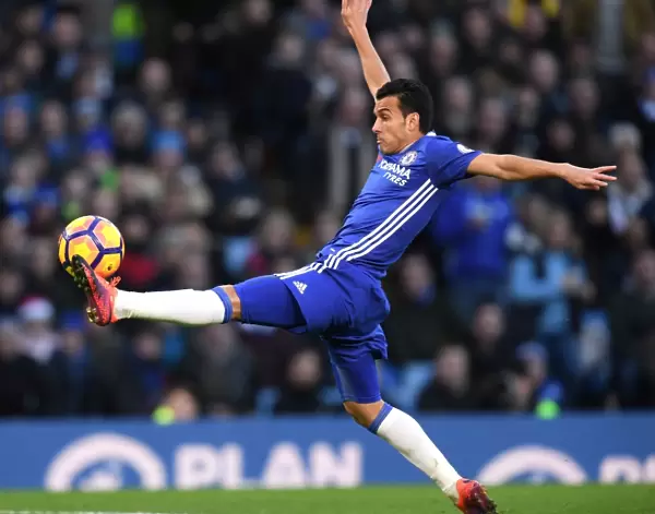 Pedro in Action: Chelsea vs. AFC Bournemouth, Premier League, Stamford Bridge