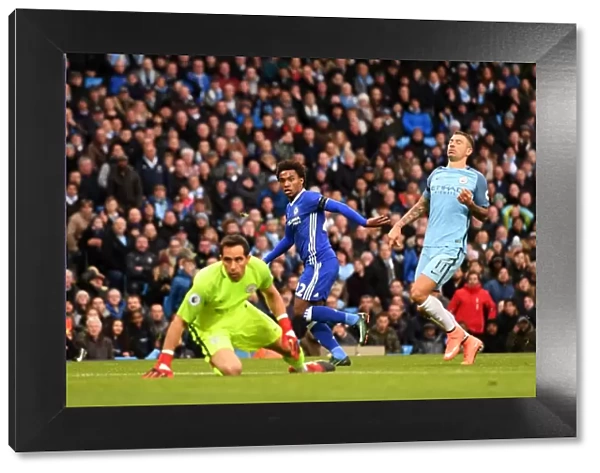 Willian Scores Chelsea's Second Goal vs. Manchester City (December 2016)