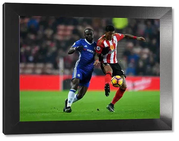 Clash of Forces: Moses vs. van Aanholt - Premier League Showdown at Sunderland