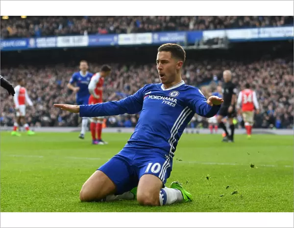 Eden Hazard Scores His Second Stunner: Chelsea's Thrilling 2-1 Victory Over Arsenal