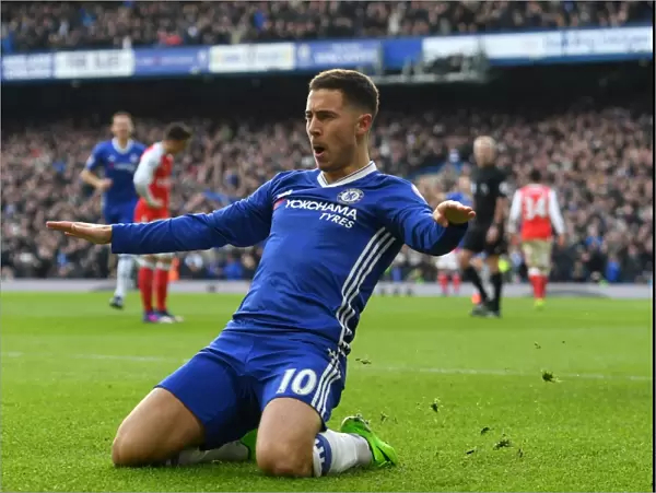 Eden Hazard Scores His Second Stunner: Chelsea's Thrilling 2-1 Victory Over Arsenal