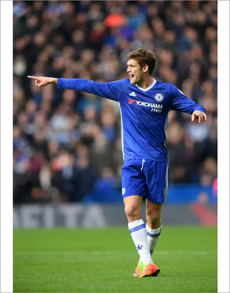 Marcos Alonso Signaling: Chelsea vs. Arsenal, Premier League Showdown at Stamford Bridge