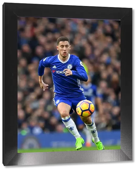Eden Hazard in Action: Chelsea vs Arsenal, Premier League, Stamford Bridge