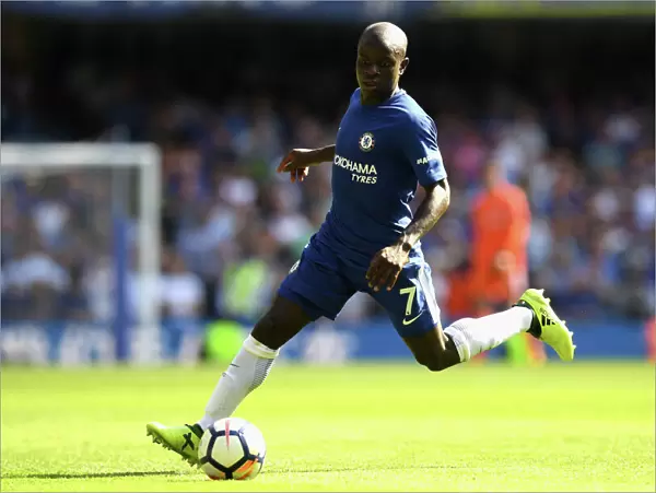 N'Golo Kante in Action: Chelsea vs Everton, Premier League, Stamford Bridge