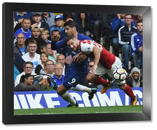 Clash at Stamford Bridge: Morata vs Mustafi - Premier League Showdown