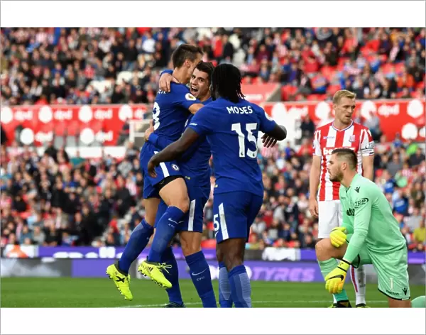 Morata Scores Fourth: Chelsea's Thrilling Win Against Stoke City