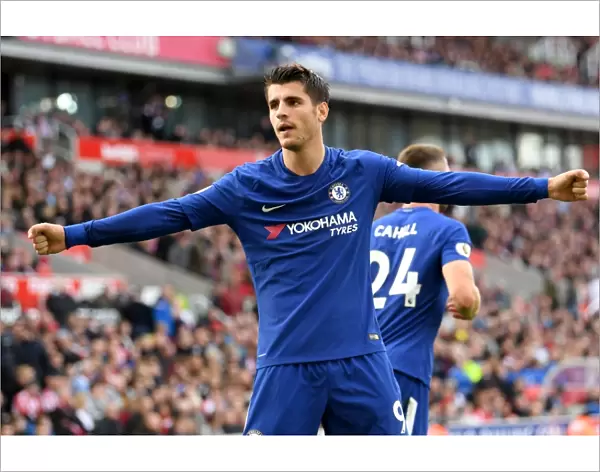 Alvaro Morata's Hat-Trick: Chelsea's Triumph Over Stoke City in the Premier League