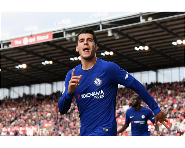 Morata's Hat-Trick: Chelsea Dominates Stoke City in Premier League
