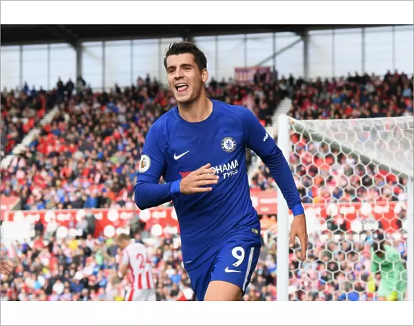 Morata's Hat-Trick: Chelsea Thrashes Stoke City 4-0 in Premier League