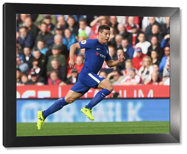 Cesar Azpilicueta in Action: Chelsea's Defensive Masterclass at Stoke City, Premier League 2017