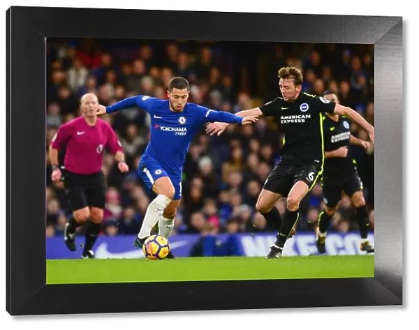 Hazard's Magic: Chelsea's Star Player Dazzles Brighton at Stamford Bridge
