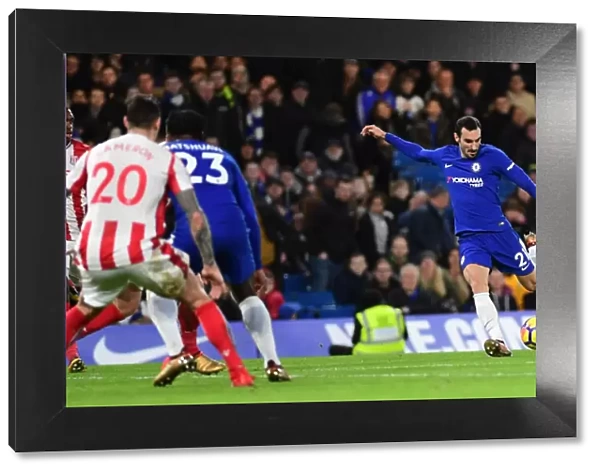 Chelsea's Davide Zappacosta Scores Fifth Goal vs Stoke City in Premier League