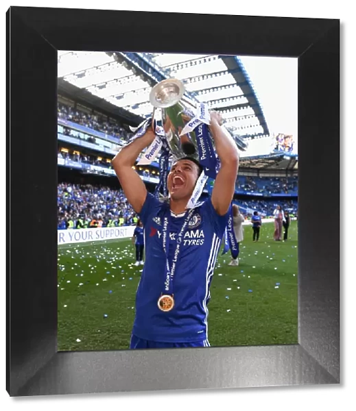 Chelsea Clinch Premier League Title: Pedro's Celebration at Stamford Bridge