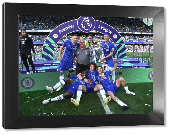 Chelsea FC: Premier League Champions 2017 - Triumphant Celebration After Winning Against Sunderland