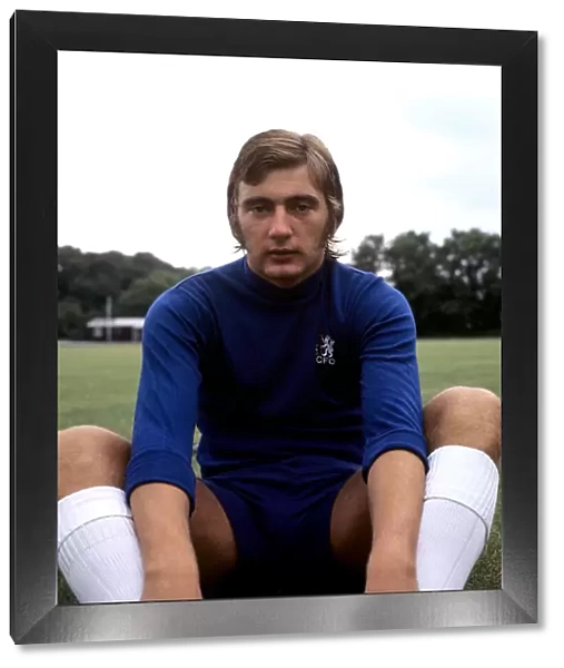 Alan Hudson at Chelsea Soccer Training, Football League Division One
