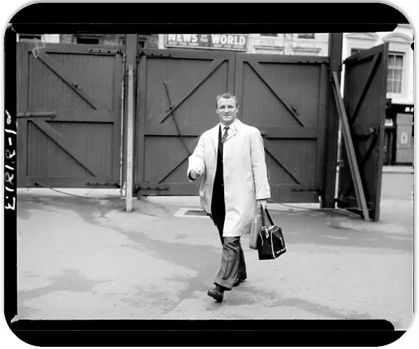 Chelsea Football Club: Tommy Docherty's Arrival at Stamford Bridge for First Training of the 1960s Football League Season