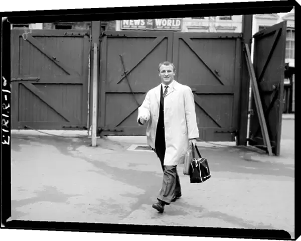 Chelsea Football Club: Tommy Docherty's Arrival at Stamford Bridge for First Training of the 1960s Football League Season